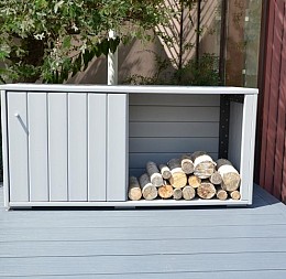 Záhradná odkladací box na drevo 